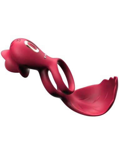 Cockring avec Rose Vibrante ROSEVIBS