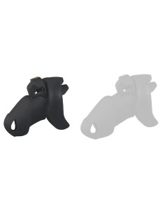 Cage de Chasteté Silicone Flexty S 9 x 3.5cm Noire