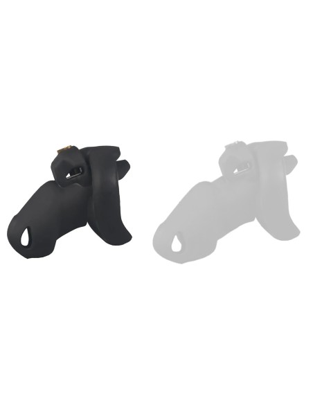 Cage de Chasteté Silicone Flexty S 9 x 3.5cm Noire