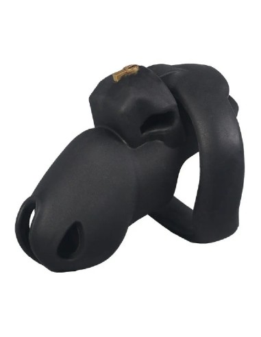 Cage de Chasteté Silicone Flexty S 9 x 3.5cm Noire