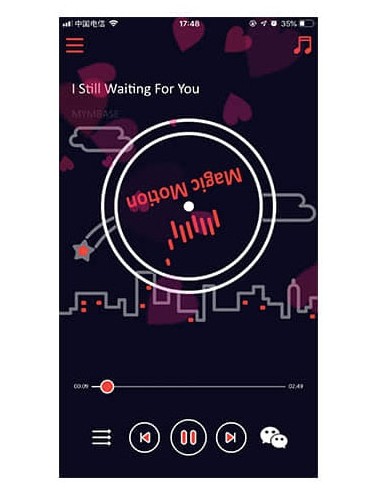 Cockring Vibrant Contrôle à Distance DANTE 28mm