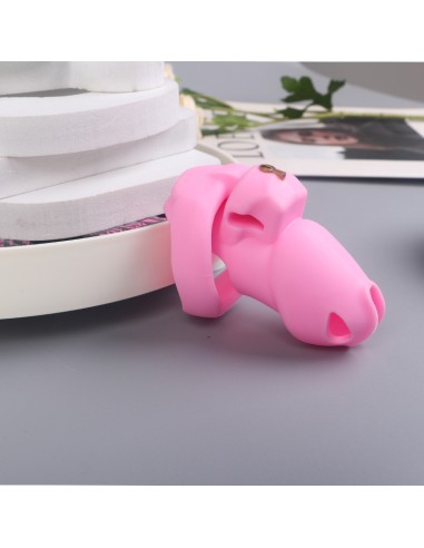 Cage de Chasteté Flexty S 9 x 3.5cm Rose
