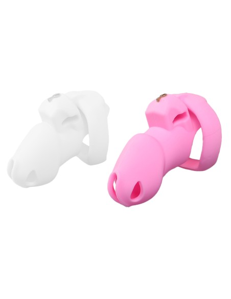 Cage de Chasteté Flexty M 10.5 x 3.5cm Rose