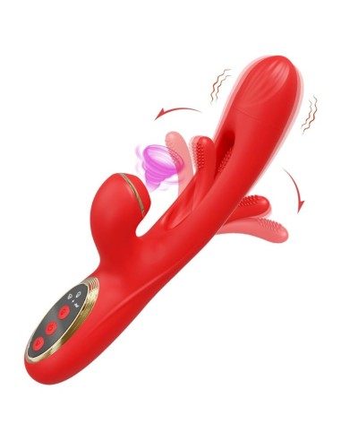 Vibro Rabbit Clitsuck 13 x 3.6cm Rouge