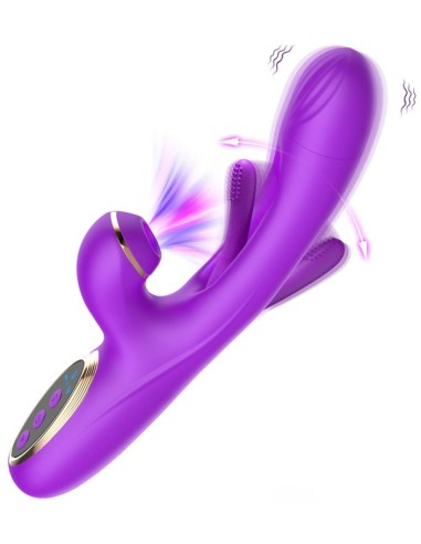 Vibro Rabbit Clitsuck 13 x 3.6cm Violet