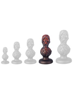 Plug Skullis L 16.5 x 7.5 cm Rouge-Noir