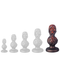 Plug Skullis XL 18 x 8.5 cm Rouge-Noir