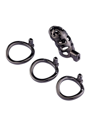 Cage de chasteté Very Lock 10.5 x 3.5 cm Noire