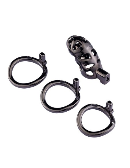 Cage de chasteté Very Lock 10.5 x 3.5 cm Noire Cage de chasteté Very Lock 10.5 x 3.5 cm Noire
