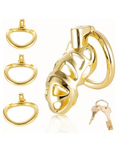Cage de chasteté Very Lock 10.5 x 3.5 cm Dorée