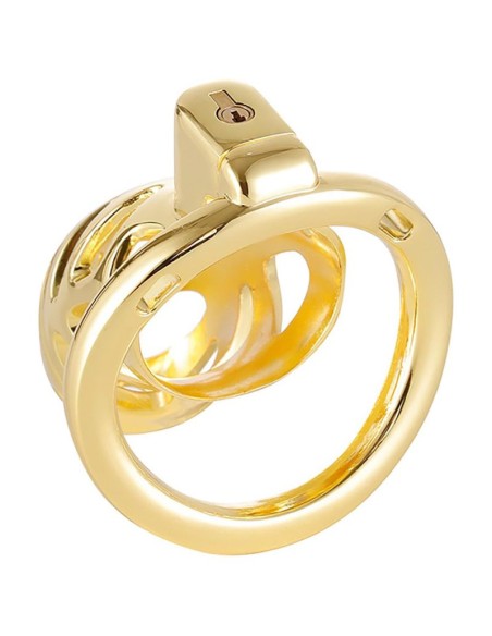 Cage de chasteté Very Lock 10.5 x 3.5 cm Dorée Cage de chasteté Very Lock 10.5 x 3.5 cm Dorée