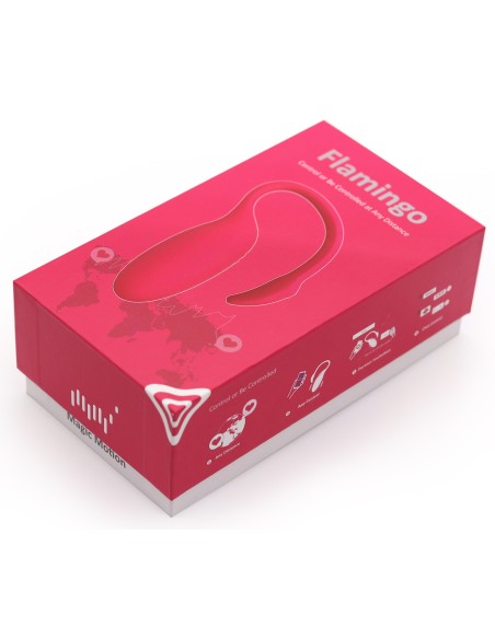 Oeuf Vibrant Flamingo avec Contrôle à distance 7.2 x 3 cm