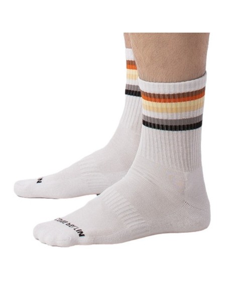 Chaussettes blanches Bear Flag Fetish Half Socks Chaussettes blanches Bear Flag Fetish Half Socks