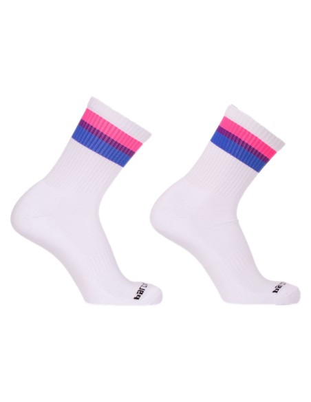 Chaussettes blanches Bisex Flag Fetish Half Socks