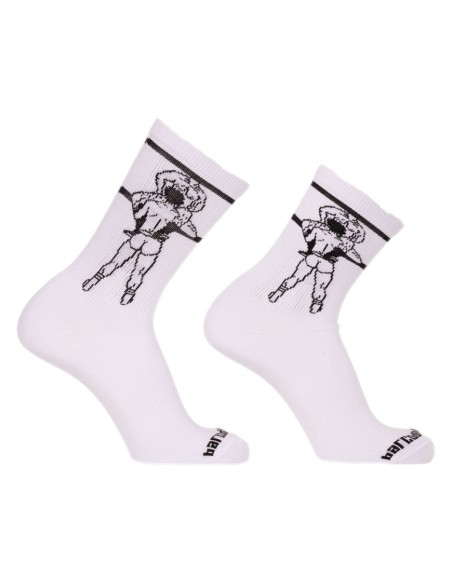 Chaussettes blanches Blowjob Barcode