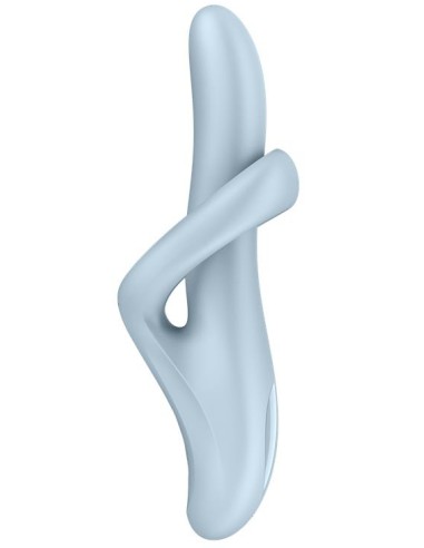 Vibro Rabbit Heat Flex 4 Bleu