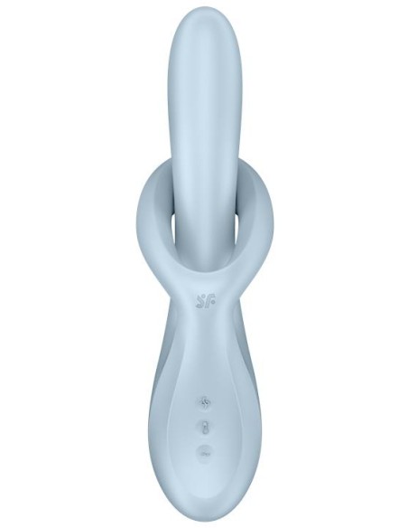 Vibro Rabbit Heat Flex 4 Bleu