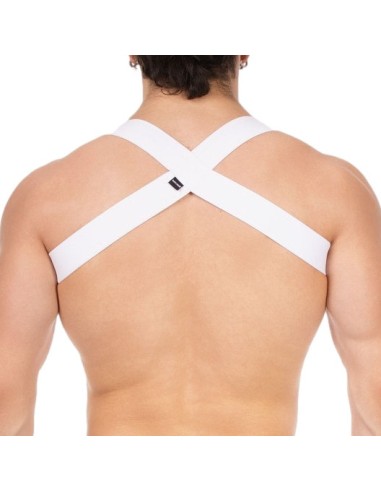 Harnais élastique Everette Blanc