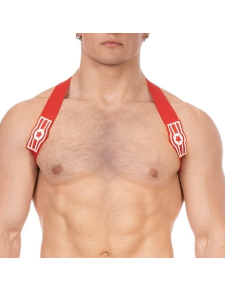 Harnais élastique Everette Rouge