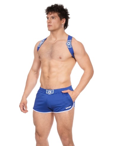 Harnais élastique Everette Bleu