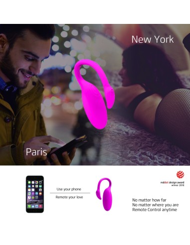 Oeuf Vibrant Flamingo avec Contrôle à distance 7.2 x 3 cm