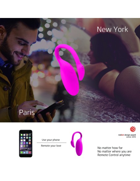 Oeuf Vibrant Flamingo avec Contrôle à distance 7.2 x 3 cm