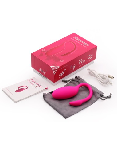 Oeuf Vibrant Flamingo avec Contrôle à distance 7.2 x 3 cm