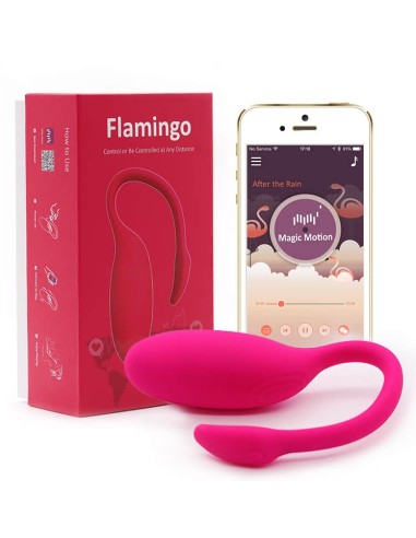 Oeuf Vibrant Flamingo avec Contrôle à distance 7.2 x 3 cm