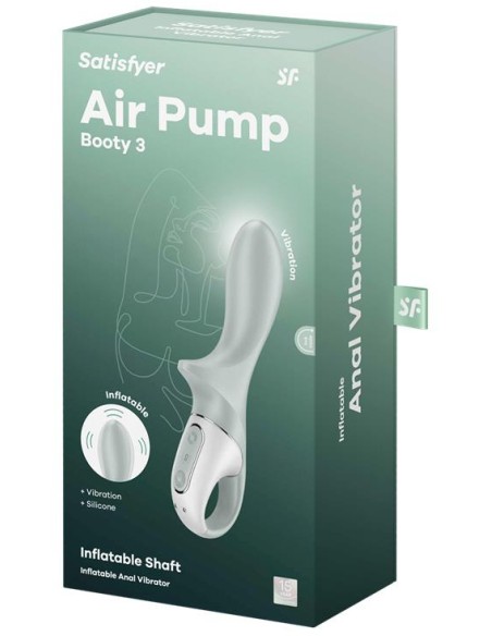 Vibro Gonflable Air Pump Booty 3 8 x 3.5cm