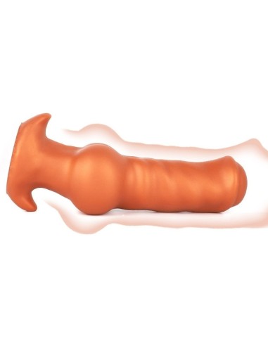Plug Dogsit M 14 x 5cm Orange - PLUG ANAL SILICONE - 2