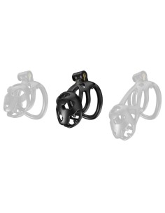 Cage de chasteté Bouh M 8 x 3.5 cm Noire