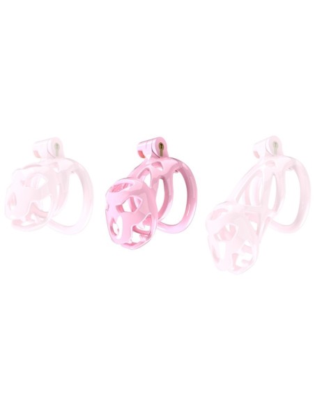 Cage de chasteté Bouh M 8 x 3.5 cm Rose