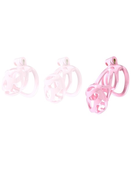 Cage de chasteté Bouh L 10 x 3.5 cm Rose