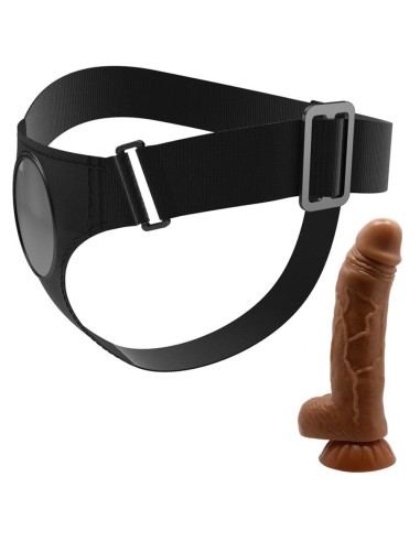 Gode Ceinture Micheal 15 x 4.3cm Marron