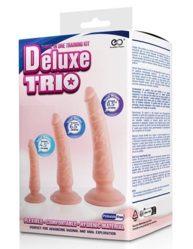 Kit de Plugs réalistes Deluxe Trio