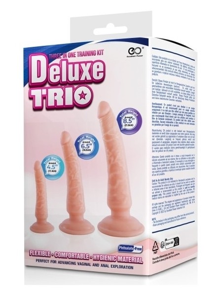 Kit de Plugs réalistes Deluxe Trio