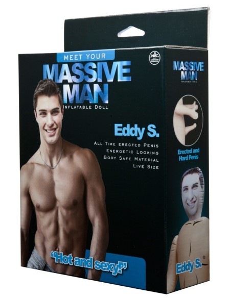 Poupée gonflable homme Massive Man Eddy 18 x 5cm Poupée gonflable homme Massive Man Eddy 18 x 5cm