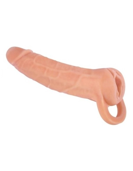 Gaine de pénis + masturbateur EXTENDOR 8 - 19 x 4.5cm