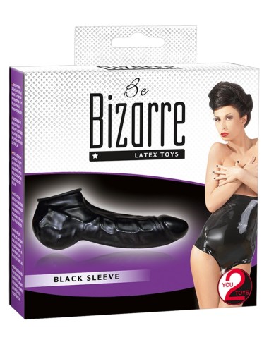 Gaine Latex pour pénis Be Bizarre Noire