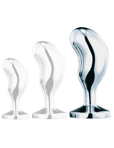 Plug Bean Silver L 9 x 3.5cm