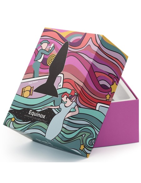 Plug Vibrant Contrôle à Distance EQUINOX 9 x 3.5 cm