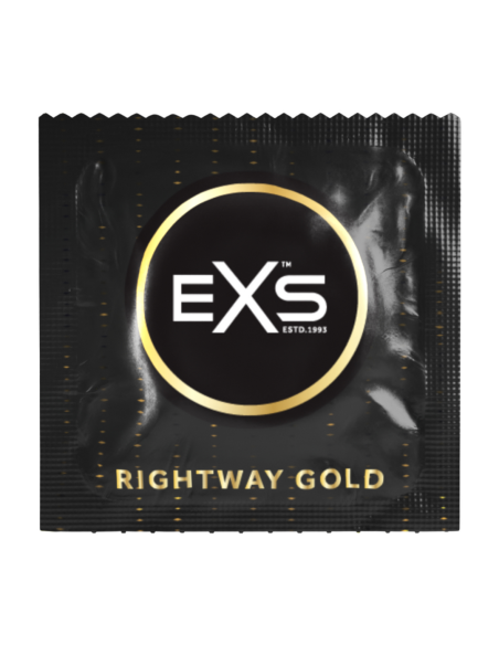 Préservatifs Rightway Gold 53mm x12 Préservatifs Rightway Gold 53mm x12