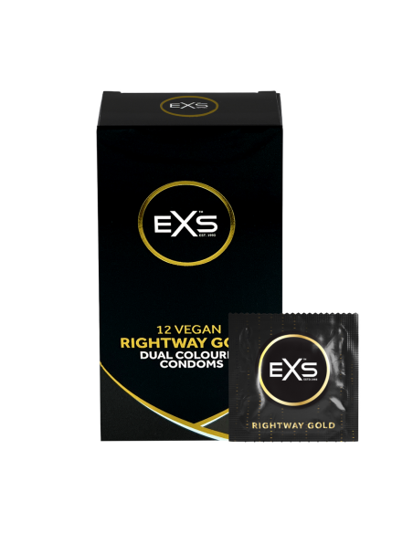 Préservatifs Rightway Gold 53mm x12 Préservatifs Rightway Gold 53mm x12