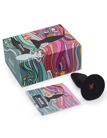 Plug Vibrant Contrôle à Distance EQUINOX 9 x 3.5 cm