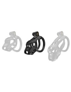 Cage de chasteté Dog M 8 x 3.7 cm Noire