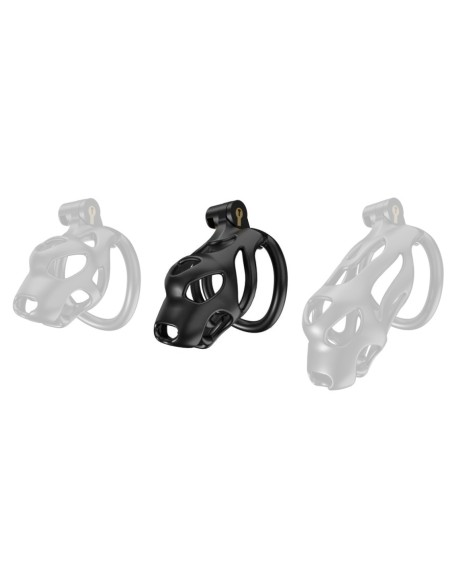 Cage de chasteté Dog M 8 x 3.7 cm Noire
