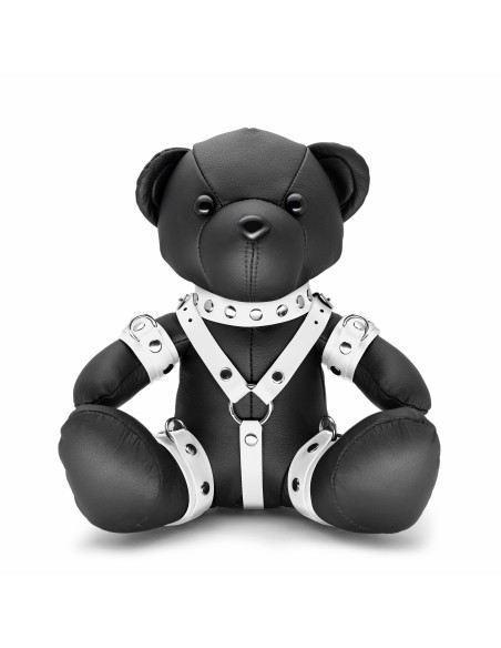Ours en cuir Bendy The Bdsm Teddy Bear Blanc