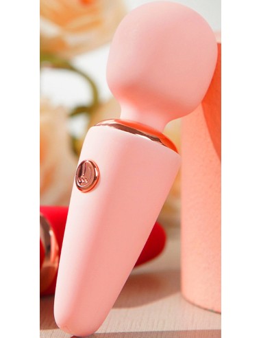 Mini Wand Creamy Vibes 10 cm Tête 30 mm Rose