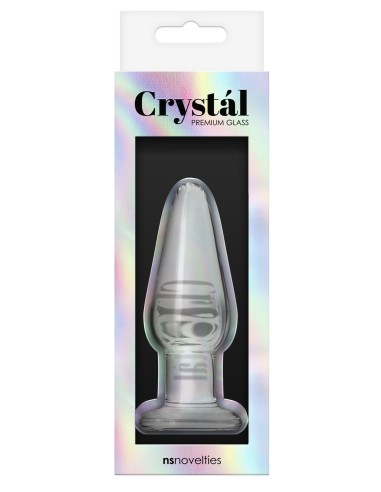 Plug en verre Crystal Tapered M 8.5 x 2.9cm