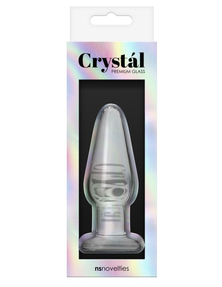 Plug en verre Crystal Tapered M 8.5 x 2.9cm